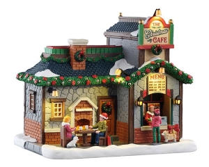 TheChristmasCafe18x26x27cmKerstdorpLEMAX-Lemax