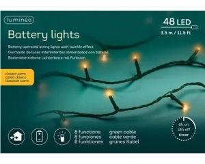 Ledbasiclight35meter48LEDgroenklassiekwarmLumineo-Lumineo