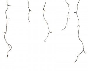 KerstverlichtingLEDijspegelverlichtingbuitenwarmwit20meterzwartLumineo-Lumineo