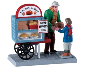 KerstfiguurDeliverybreadcartLEMAX-Lemax