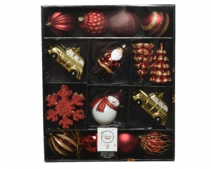 Beeldjesplcd8cmmultiass25stkerstDecoris-Decoris