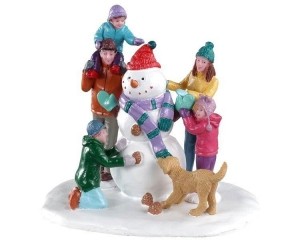 SnowmanteamworkkerstfiguurLEMAX-Lemax