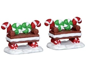KerstfiguurPeppermintcookiebenchLEMAX-Lemax