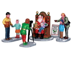 KerstfiguurPhotoswithsantaLEMAX-Lemax