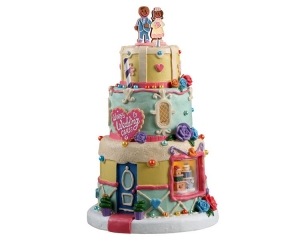 WendysWeddingCakes18x19x29cmKersthuisjeLEMAX-Lemax
