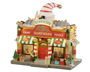HollyJollyHardware18x26x27cmKerstdorpLEMAX-Lemax