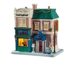 JazzmatazzLounge15x22x28cmKerstdorpLEMAX-Lemax