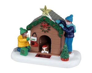 DoghouseChristmas12x7x10cmKerstdorpLEMAX-Lemax