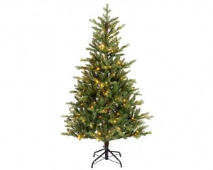 KunstkerstboomAllisonPinegroenH180D112cmmet320LEDindoorEverlands-Everlands