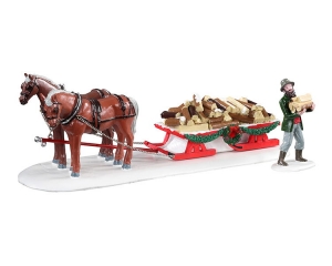 Firewooddeliverysetof2kerstfiguurLEMAX-Lemax