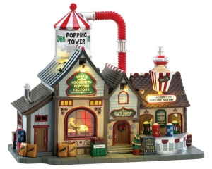 KerstfiguurBellsgourmetpopcornfactorywith45vadaptorLEMAX-Lemax