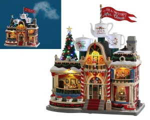 TeaWithMrsClausWith45VAdaptorKersthuisjeLEMAX-Lemax