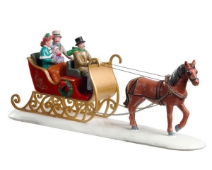 VictoriansleighridekerstfiguurLEMAX-Lemax