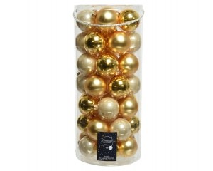 Kerstbalglasd6cmparelgoud49stkerstDecoris-Decoris