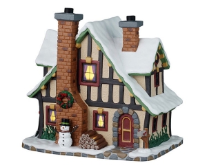 WinterHolidayLodge16x22x25cmKerstdorpLEMAX-Lemax