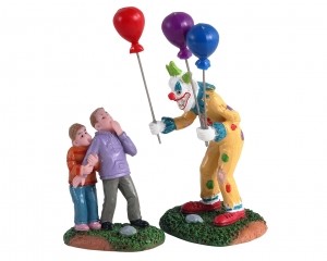 HalloweenfiguurCreepyballoonsellersetof2LEMAX-Lemax