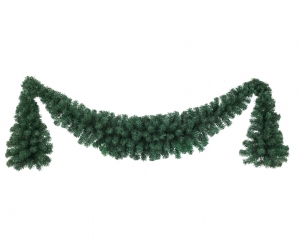 Kerstslingerdecoswagkwastenl180h60cmgroen-Everlands