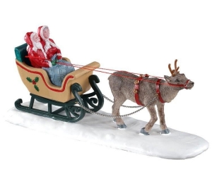 NorthpolesleighridekerstfiguurLEMAX-Lemax