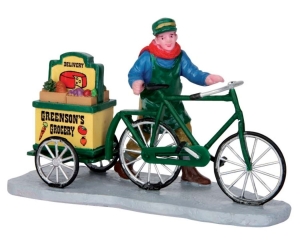 KerstfiguurGreensonsgrocerydeliveryLEMAX-Lemax