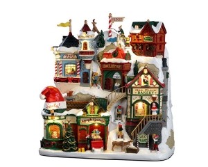 SantaSVillageBO45VKersthuisjeLEMAX-Lemax