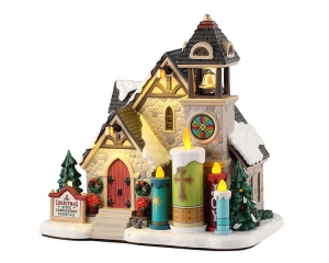 CandlelightChurch17x26x27cmKerstdorpLEMAX-Lemax