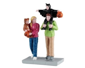 NeighborhoodTrick-or-treaters12x4x18cmHalloweenLEMAX-Lemax