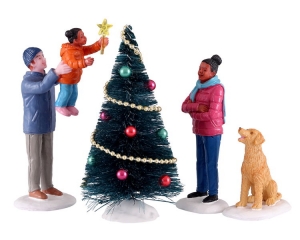 Thefinaltouchsetof4kerstfiguurLEMAX-Lemax