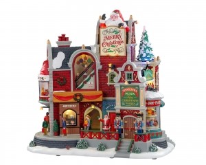 Tinseltownplazawith45vadaptorKersthuisjeLEMAX-Lemax