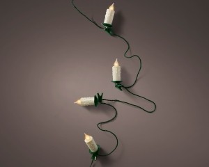 LEDcandlel1160cm30lgroenklassiekwarmLumineo-Lumineo