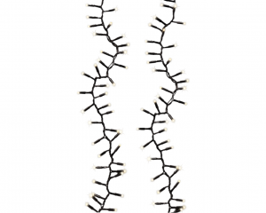 LEDclusterlightsl500cmzwartwarmwitLumineo-Lumineo