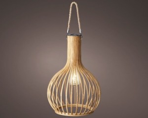 Solarhanginglightdia28-H40cmbambooDecoris-Decoris