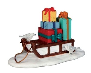KerstfiguurSledpresentsLEMAX-Lemax