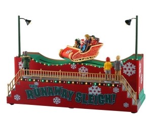 KerstdorpminiatuurTheRunawaySleigh16x36x27cm-Lemax