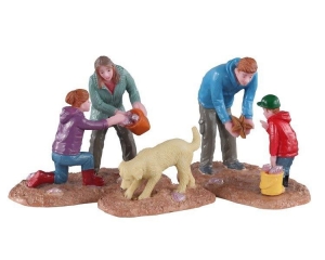 Lookingforseashellssetof3kerstfiguurLEMAX-Lemax