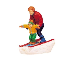 KerstfiguurFathersonskiingLEMAX-Lemax