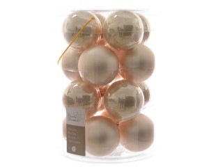 16Kerstballenglasemaille-mat80mmparelKSD-Ksd