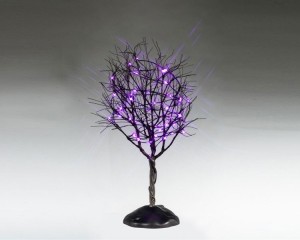 HalloweenminiatuurDryTreeWithPurpleLights11x11x28cm-Lemax