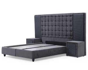 BoxspringBamboobeddmetopbergruimte140x200cmSKYBEDD