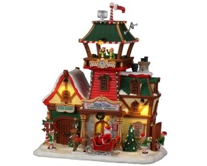 NorthPoleControlTowerWith45VAdaptorKerst-Lemax