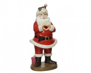 Kerstmanpolyl780b10h21cmrood-Decoris