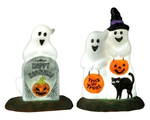 HappyHalloweenGhostsSetOf2BO45VKerst-Lemax