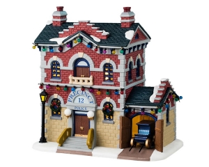Precinct12Police16x26x26cmKersthuisje-Lemax