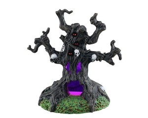 HalloweenminiatuurChainedSpookyTree13x17x18cm-Lemax