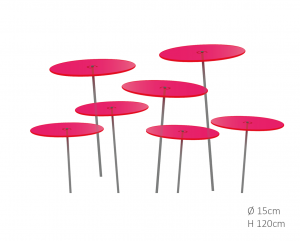 7stuksZonnevangersRood-Rozekleurfuchsiamedium120x15cmCazadorDelSol-Cazadordelsol