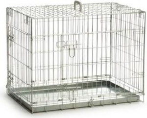 Beeztees-Hondenbench-2Deurs-Verzinkt-78x55x61cm