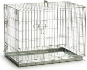 Beeztees-Hondenbench-2Deurs-Verzinkt-78x55x61cm