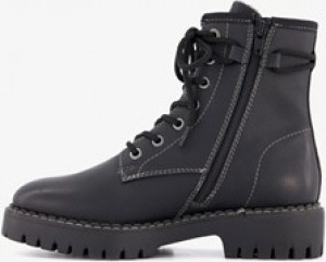 SOliverVeterbootszwartSynthetisch