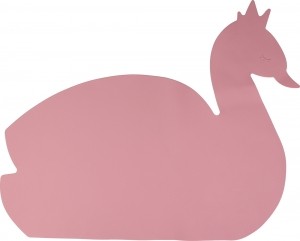 TrycoSwanDustyRoseSiliconenPlacemat