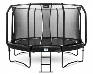 SaltaFirstClassTrampolinemetVeiligheidsnet-427cm-Zwart