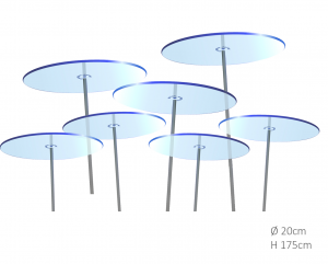 7stuksZonnevangersBlauwgroot175x20cmCazadorDelSol-Cazadordelsol